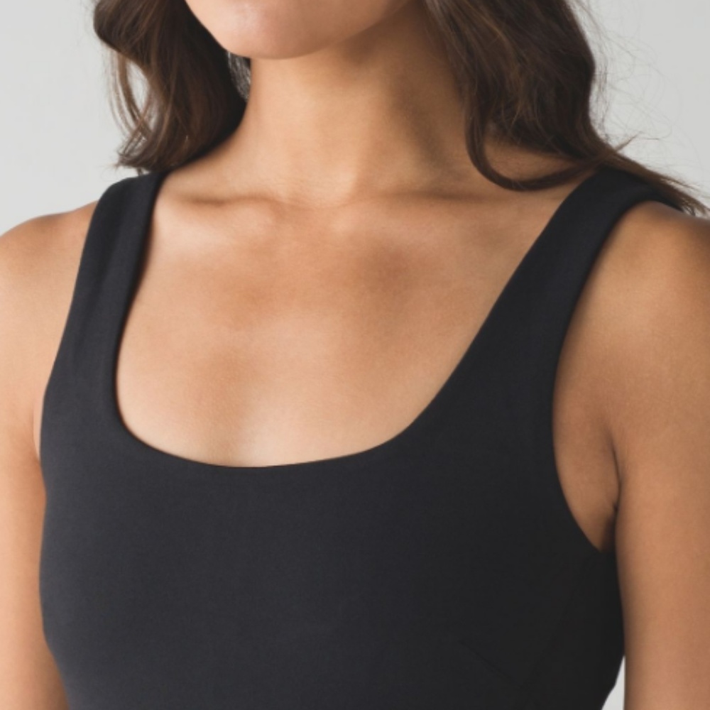 Lululemon Women Sculpt It Black Tank Size 8